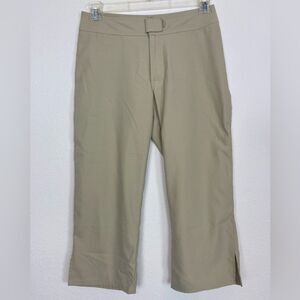 Patagonia Wider Cropped Pants w/Velcro tiny pocket and tab closure high waisted